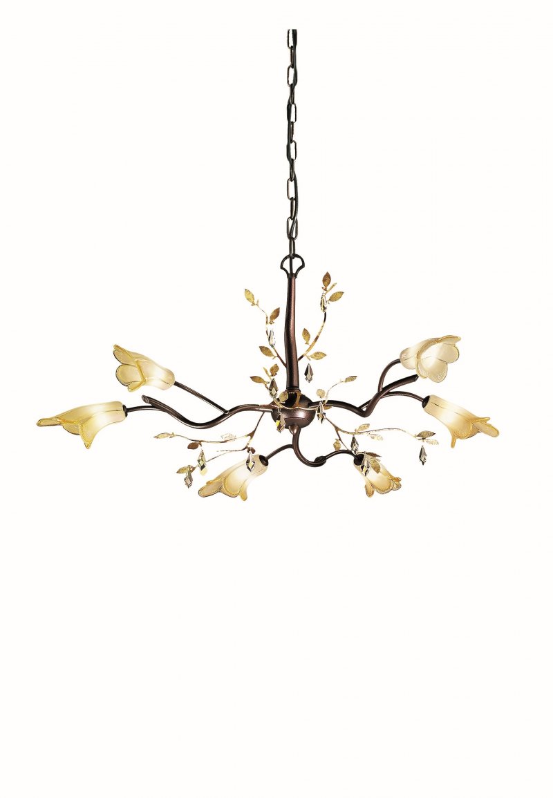 Luster CAPRI - 9 lampen - rond