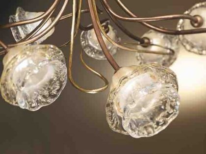 Luster ROMA - 9 lampen - rond