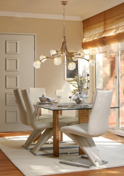 Luster ROMA - 9 lampen - rond