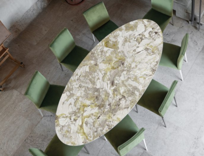Tafel Dekton Carlo ovaal