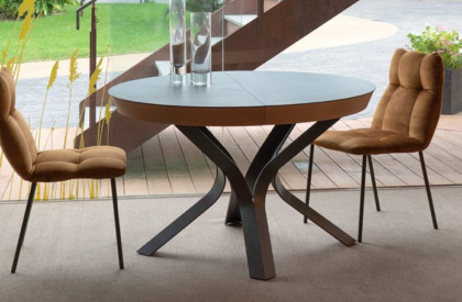 Tafel Dekton Kevin rond met verlengstuk