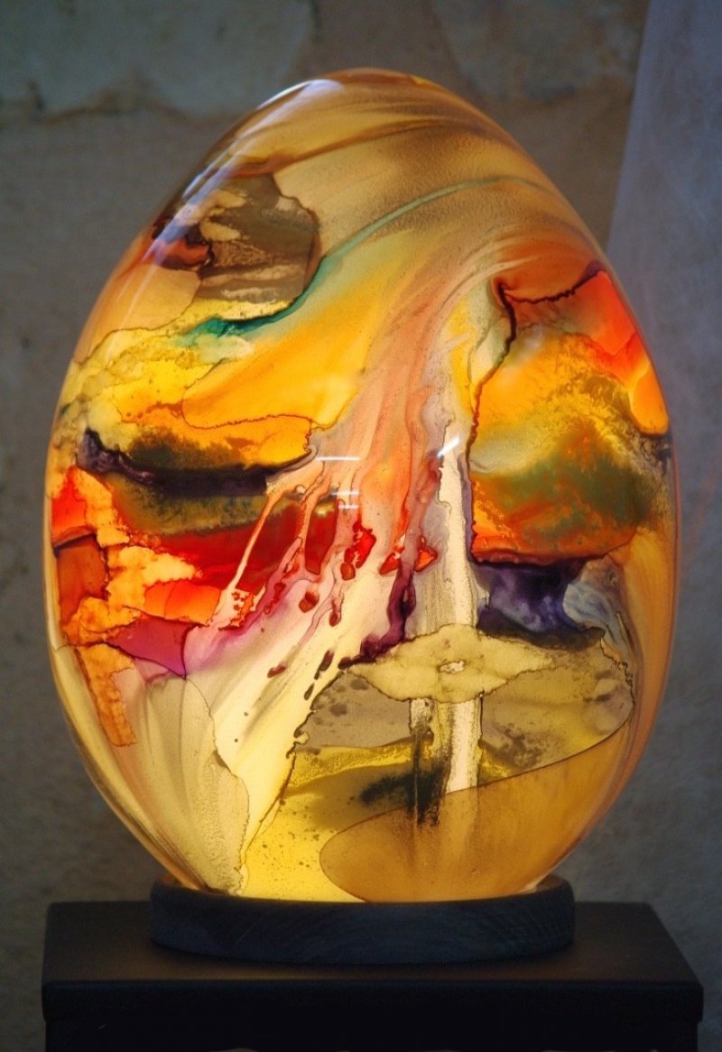 Kunstwerk Verlicht Ei 